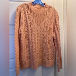 Loft pointelle sweater, size XL
